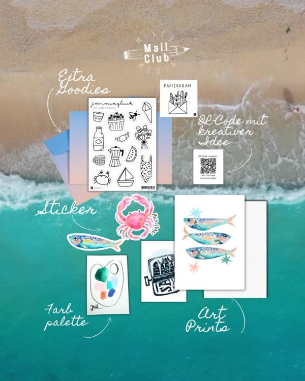 Mail-Club-Brief Juli zum Thema Meer